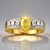 Anello in oro con Berillo Dorato Australiano