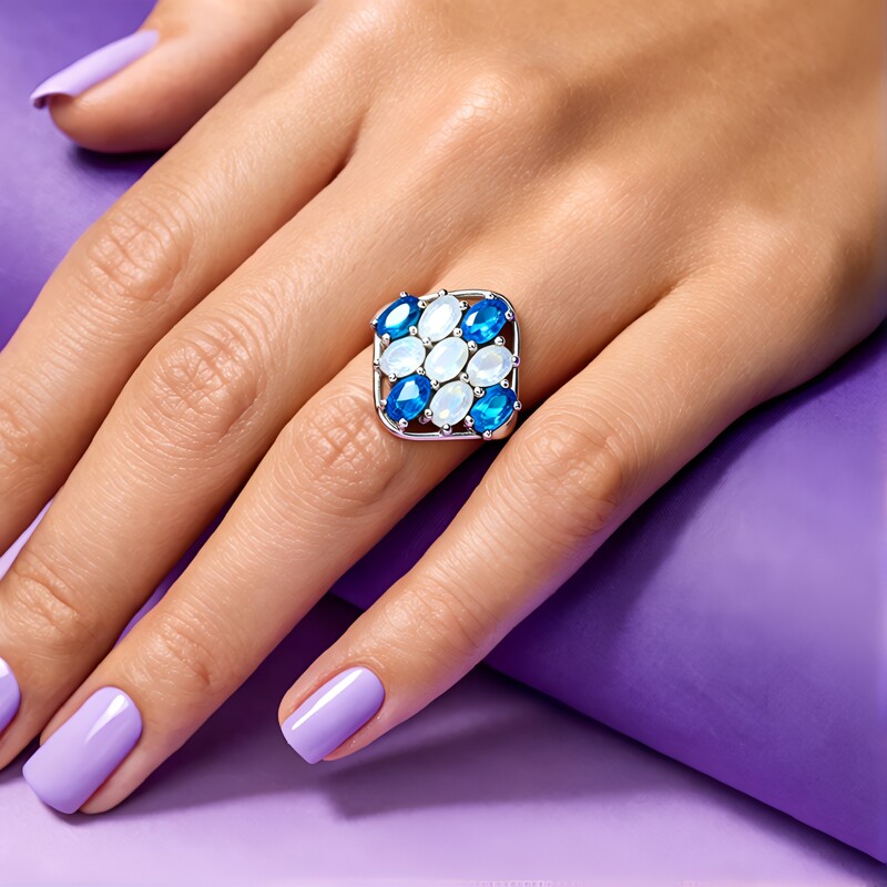 Edelstein-Silberring