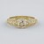 Anello in oro con Diamante Champagne I2 (de Melo)