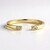 Anello in oro con Diamante Champagne I2 (de Melo Gold)