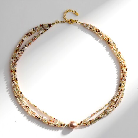 Collana in argento con Perla d'Acqua Dolce Pesca (Riya)