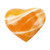 Oranger Kalzit-Herz (Lapis Vitalis)- 1.165 ct
