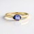Anello in argento con Tanzanite (non riscaldata)