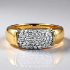 Anello in oro con Diamante SI1 (G) (Annette)