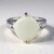 Bague en argent et Pierre de Lune blanche