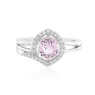 Bague en argent et Kunzite