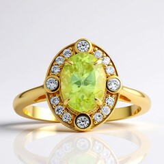 Anello in argento con Sfene