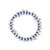 Armband met blauwe kant agaten