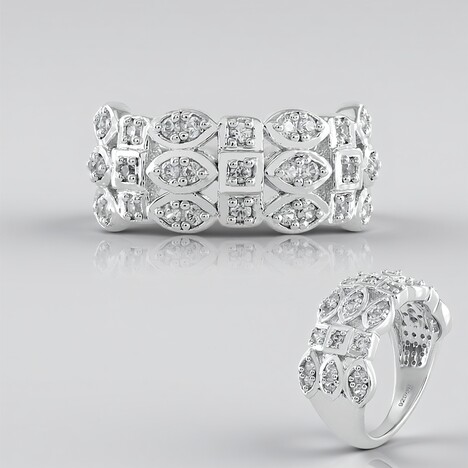 Anello in argento con Zircone