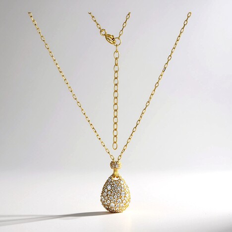 Collana in argento con Zircone (Adela Silber)