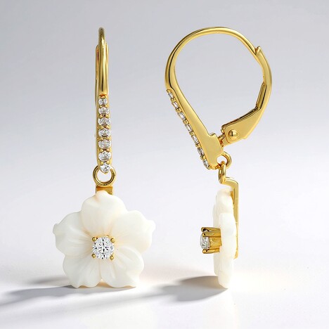 Orecchini in argento con Madreperla
