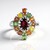 Anello in argento con Rodolite