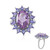 Zilveren ring met een lavendel amethist