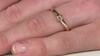 Zilveren ring met een I2 Bruine Diamant