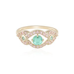 Russischer Smaragd-Goldring