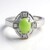 Anello in argento con Crisoprasio Imperiale