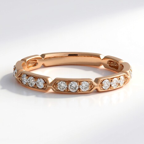 Anello in oro con Diamante SI1 (H) (CIRARI)
