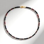 Collana in argento con Onice Nero