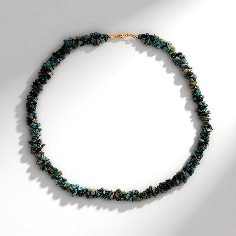 Collana in argento con Crisocolla