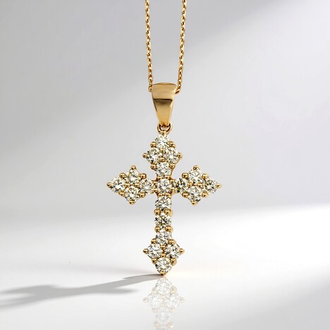 Collana in oro con Diamante Giallo SI2 (CIRARI)