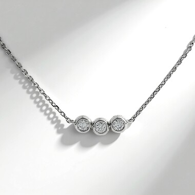 Collana in oro con Diamante SI1 (H)
