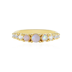 Bague en argent et Opale d'Australie