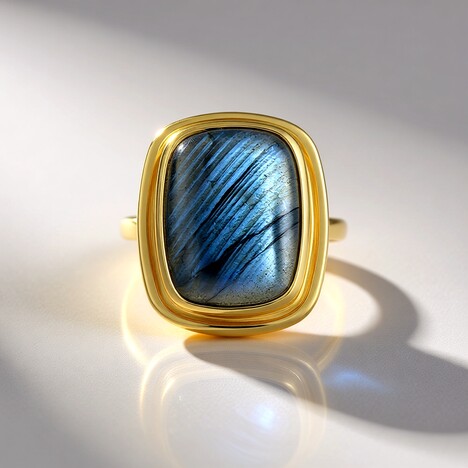 Bague en argent et Labradorite