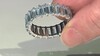 Anillo en plata con Topacio azul cielo