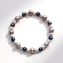 Bracciale con Perla d'Acqua Dolce Argentata