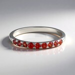 Anello in argento con Rubino Tanzania
