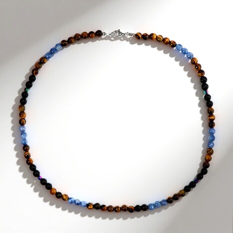 Collana in argento con Onice Nero