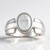 Anello in argento con Kunzite Bianca (Pallanova)