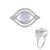 Bague en argent et Opale Welo AAA (de Melo Essence)