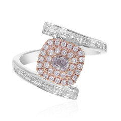 Anillo en oro con Diamante rosa I1 (CIRARI)