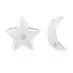 I1 (G) Diamond Silver Earrings (Annette)