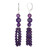Sambia-Amethyst-Silberohrringe