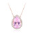 Collana in argento con Kunzite