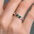 Colombian Emerald Silver Ring