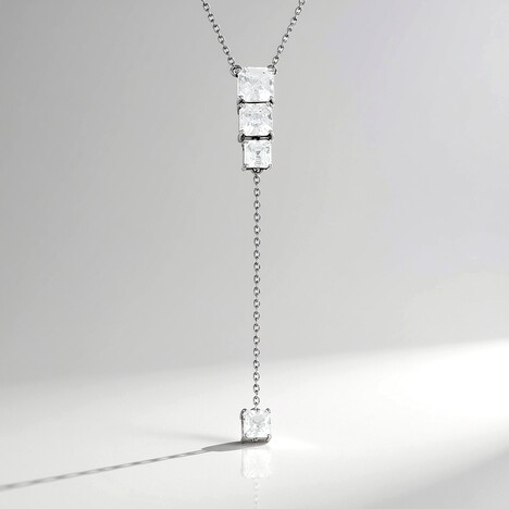 Collier en argent et Zircon (de Melo Essence)