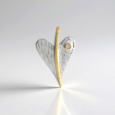 Ciondolo in argento con Zircone (MONOSONO COLLECTION)