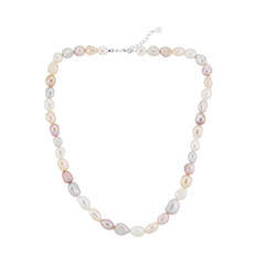 Collana in argento con Perla di Acqua Dolce (TPC)