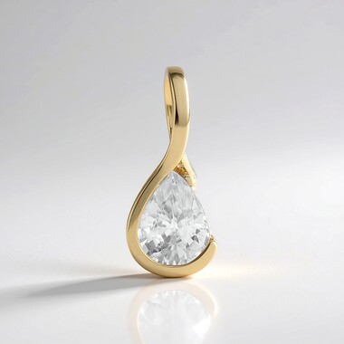 Colgante en oro con Zircón