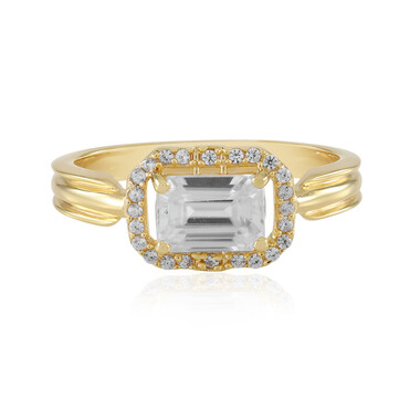Zilveren ring met een zirkoon
