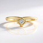 Bague en or et Diamant IF (G)