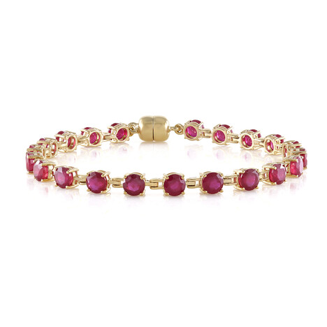 Brazalete en plata con Rubí de Madagascar