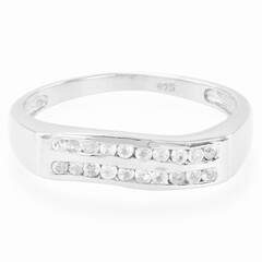 Bague en argent et Zircon