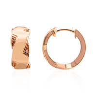 Orecchini in argento con Diamante Rose de France SI1 di Argyle