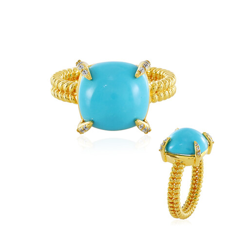 Bague en argent et Turquoise arizona