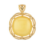 Baltischer Milky-Bernstein-Silberanhänger (dagen)