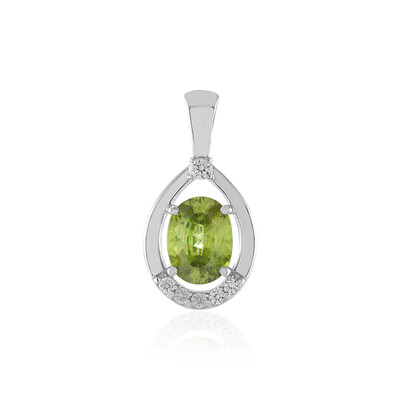 Ciondolo in argento con Sfene